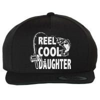 Vintage Reel Cool Daughter Birthday Fishing Wool Snapback Cap