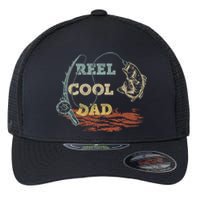 Vintage Reel Cool Dad Fisherman FatherS Day Fishing Lover Flexfit Unipanel Trucker Cap