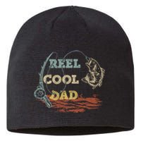 Vintage Reel Cool Dad Fisherman FatherS Day Fishing Lover Sustainable Beanie