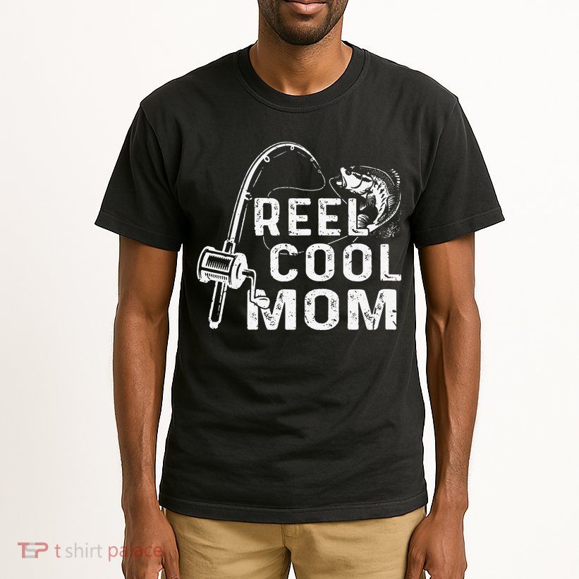 Vintage Reel Cool Mom Fishing Mom Grandma Mothers Day Tall T-Shirt
