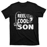 Vintage Reel Cool Son Birthday Fishing Gifts T-Shirt