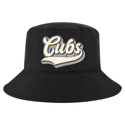 Vintage Retro Cubs Sports Logo Cool Comfort Performance Bucket Hat