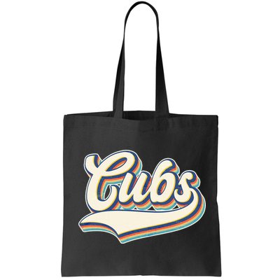 Vintage Retro Cubs Sports Logo Bag
