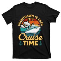 Vintage Retro Countdown Is Over ItS Cruise Time Cruising T-Shirt