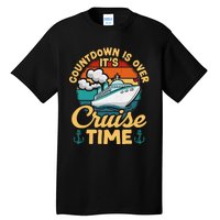 Vintage Retro Countdown Is Over ItS Cruise Time Cruising Tall T-Shirt