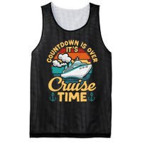 Vintage Retro Countdown Is Over ItS Cruise Time Cruising Mesh Reversible Basketball Jersey Tank