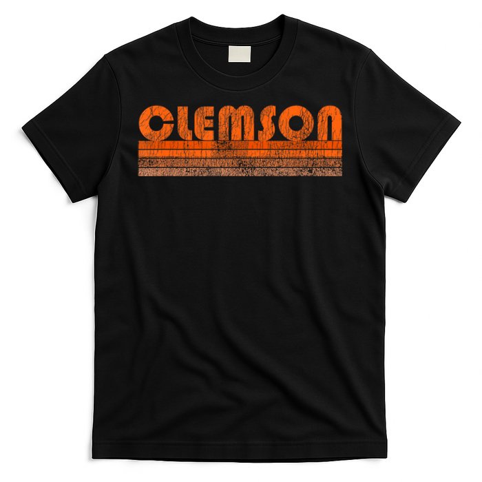 Vintage Retro Clemson Sc Souvenir T-Shirt