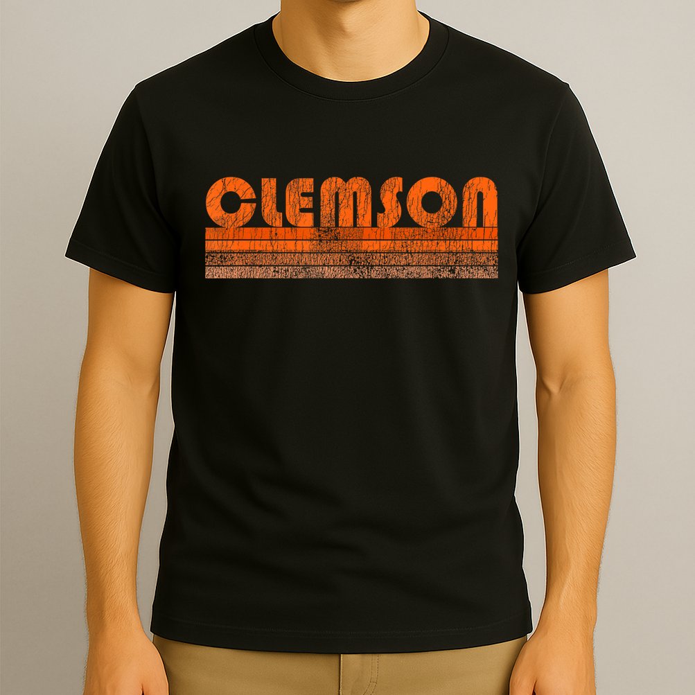 Vintage Retro Clemson Sc Souvenir T-Shirt
