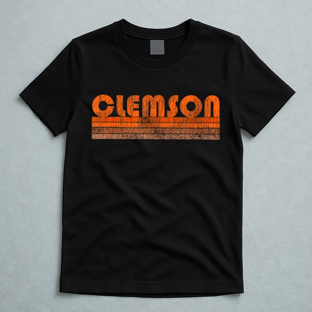 Vintage Retro Clemson Sc Souvenir T-Shirt