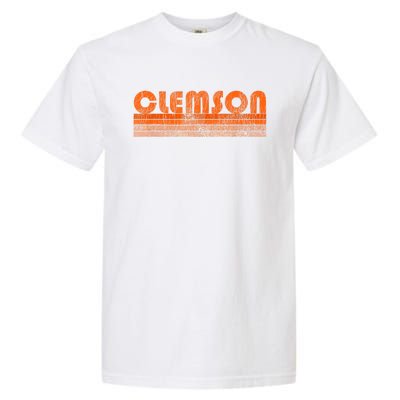 Vintage Retro Clemson Sc Souvenir Garment-Dyed Heavyweight T-Shirt