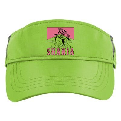 Vintage Retro Cowgirl Shania Adult Drive Performance Visor