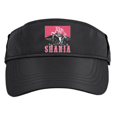 Vintage Retro Cowgirl Shania Adult Drive Performance Visor