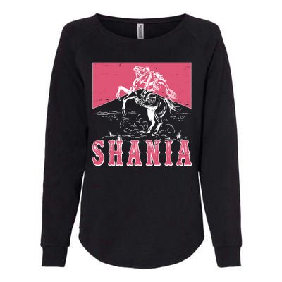 Vintage Retro Cowgirl Shania Womens California Wash Sweatshirt