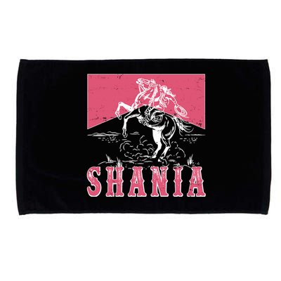 Vintage Retro Cowgirl Shania Microfiber Hand Towel