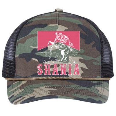 Vintage Retro Cowgirl Shania Retro Rope Trucker Hat Cap