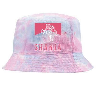 Vintage Retro Cowgirl Shania Tie-Dyed Bucket Hat