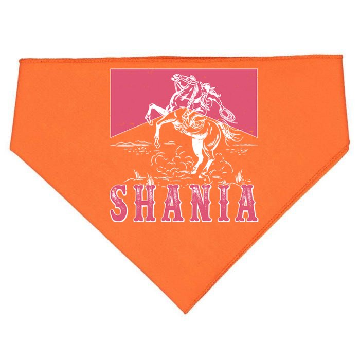 Vintage Retro Cowgirl Shania USA-Made Doggie Bandana