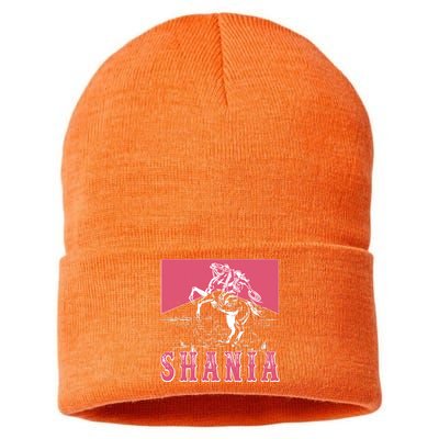 Vintage Retro Cowgirl Shania Sustainable Knit Beanie