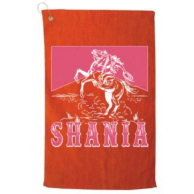 Vintage Retro Cowgirl Shania Golf Towel