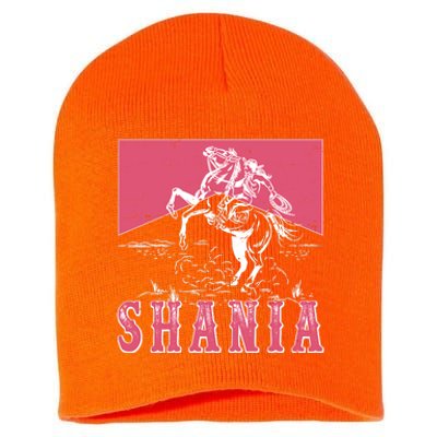 Vintage Retro Cowgirl Shania Short Acrylic Beanie