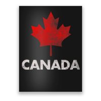 Vintage Retro Canadian Maple Leaf Shirt Canada Flag Poster