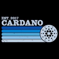 Vintage Retro Cardano Cryptocurrency Logo Kids T-Shirt