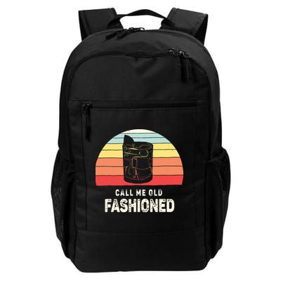 Vintage Retro Call Me Old Fashioned Whiskey Lover Backpack
