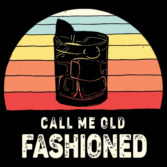 Vintage Retro Call Me Old Fashioned Whiskey Lover Backpack