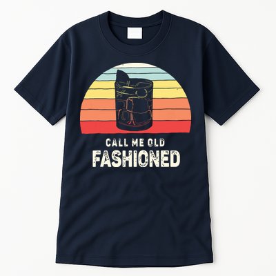 Vintage Retro Call Me Old Fashioned Whiskey Lover Tall T-Shirt