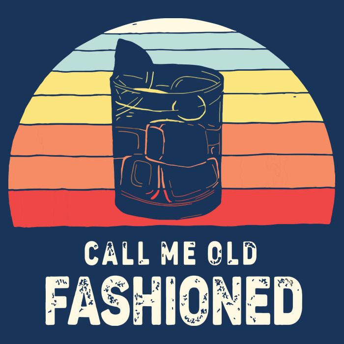 Vintage Retro Call Me Old Fashioned Whiskey Lover Golf Towel