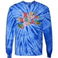 Vintage Retro Christmas In My Christmas Era Gift Tie-Dye Long Sleeve Shirt