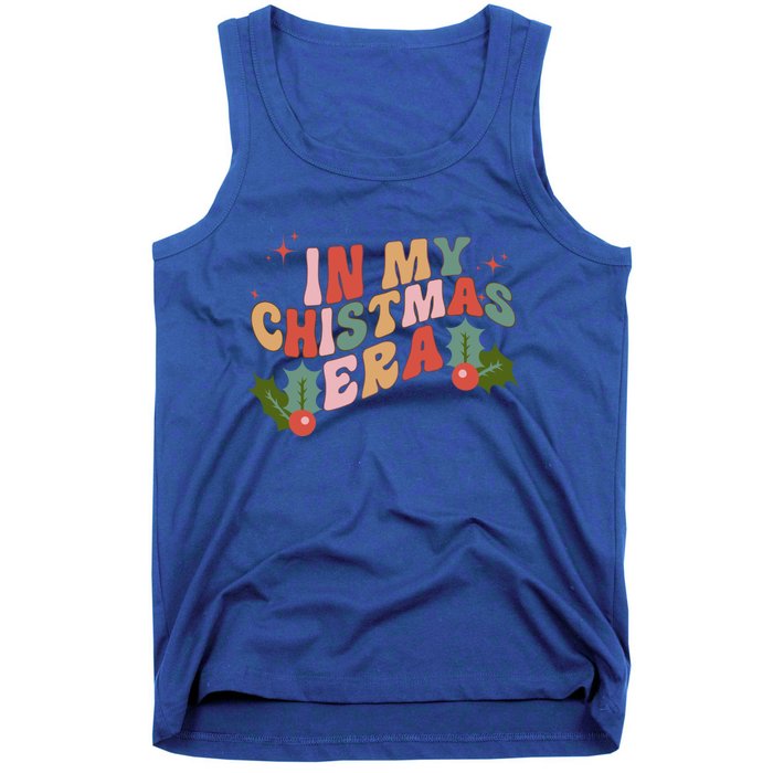 Vintage Retro Christmas In My Christmas Era Gift Tank Top