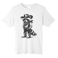 Vintage Raccoon Cowboy Cowgirl Trash Panda Western Country Gift Tall Fusion ChromaSoft Performance T-Shirt