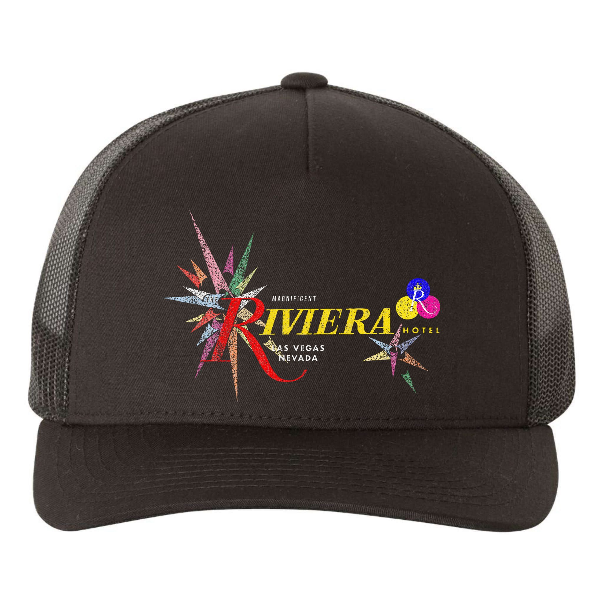 Vintage Riviera Casino Las Vegas Yupoong Adult 5-Panel Trucker Hat