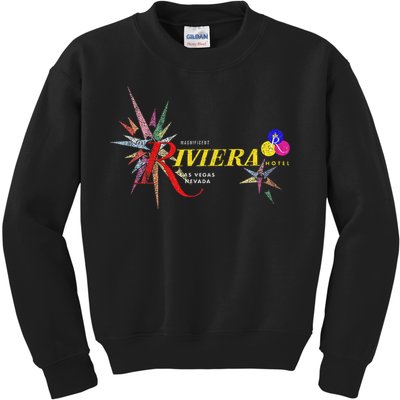 Vintage Riviera Casino Las Vegas Kids Sweatshirt