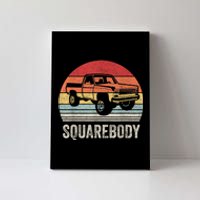 Vintage Retro Classic Square Body Squarebody Truck Canvas