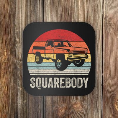 Vintage Retro Classic Square Body Squarebody Truck Coaster