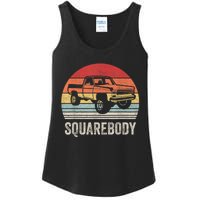 Vintage Retro Classic Square Body Squarebody Truck Ladies Essential Tank