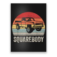 Vintage Retro Classic Square Body Squarebody Truck Poster