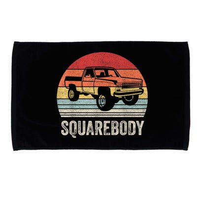 Vintage Retro Classic Square Body Squarebody Truck Microfiber Hand Towel