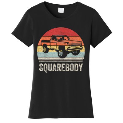 Vintage Retro Classic Square Body Squarebody Truck Women's T-Shirt