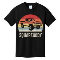 Vintage Retro Classic Square Body Squarebody Truck Kids T-Shirt