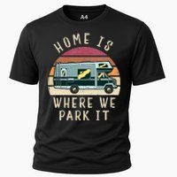 Vintage Retro Camping Transit Van Cooling Performance Crew T-Shirt