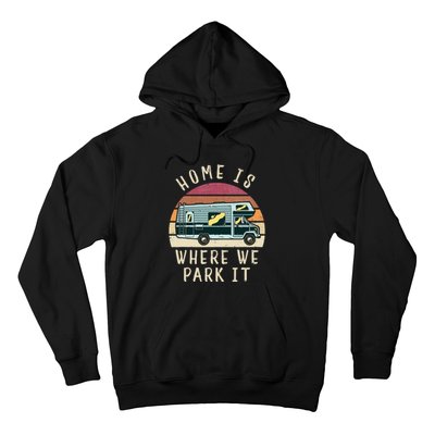 Vintage Retro Camping Transit Van Hoodie