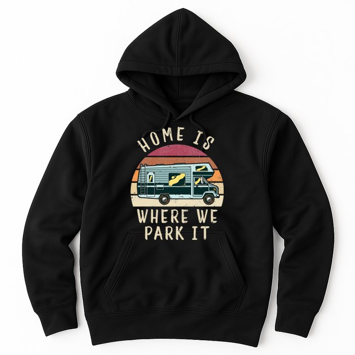 Vintage Retro Camping Transit Van Hoodie