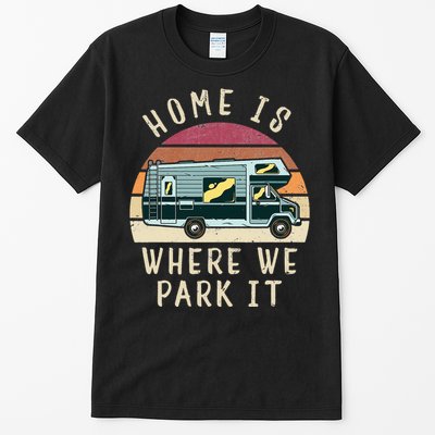 Vintage Retro Camping Transit Van Tall T-Shirt