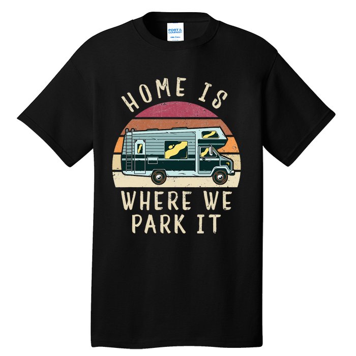 Vintage Retro Camping Transit Van Tall T-Shirt