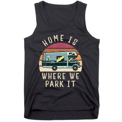 Vintage Retro Camping Transit Van Tank Top