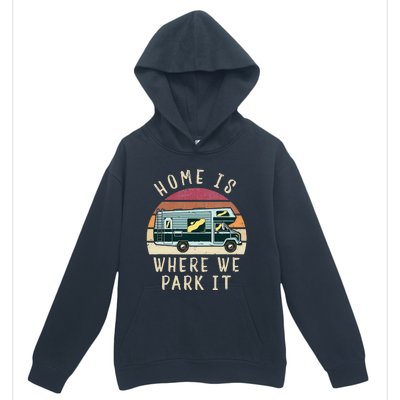 Vintage Retro Camping Transit Van Urban Pullover Hoodie