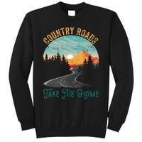 Vintage Retro Country Roads Take Me My Home Sweatshirt